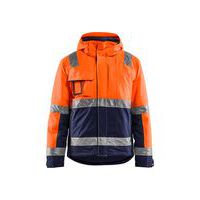 Highvis talvitakki Huomio oranssi/Grafiitinharmaa