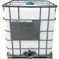 Kunnostettu IBC-säiliö, häkillä ja hanalla, 1000 L