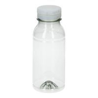PET-pullo 250 ml – 1 l + oranssi korkki – Bunzl