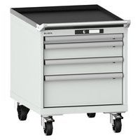 Siirrettävä työkalulaatikosto 27x36E, 4 laatikkoa - Lista