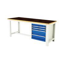 Työpöytä Cubio 4 laatikolla - Leveys 200 cm - arfenol - Bott