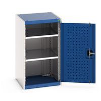 Kaappi rei'itetyillä pariovilla Cubio – korkeus 900 mm – Bott