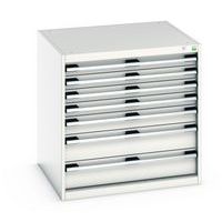 Kaappi laatikoilla Cubio – 800x800x750 mm – Bott