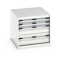 Kaappi laatikoilla Cubio – 600x650x750 mm – Bott