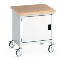 Työpöytä siirrettävä monoblokki Cubio – pyökkitaso 1 ovi – Bott