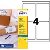 Vakioetiketti - mustesuihkutulostus - Avery