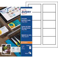 Käyntikortit - Mikrorei'itetyt reunat - Avery