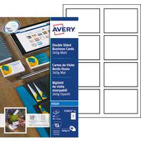 Käyntikortit - sileät reunat - Avery