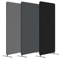 Lattiaseinäke Softline 30 Dox, jalat, korkeus 1700 mm - Abstracta