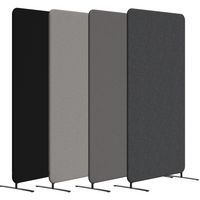 Lattiaseinäke Softline 30 Salsa, jalat, korkeus 1500 mm - Abstracta