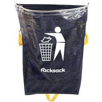 Vuorillinen Racksack-jätelajittelusäkki hyllyyn – roska-astia