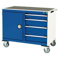 Työpajavaunu Cubio pienet laatikot - 1050x525x885mm - Bott