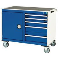 Työpajavaunu Cubio pienet laatikot - 1050x525x885mm - Bott