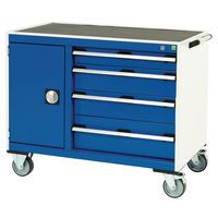 Työpajavaunu Cubio suuret laatikot - 1050x525x885mm - Bott