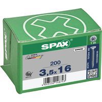 Laatikko 200 yleisruuvia T-Star Plus uppokanta TX Ø - Spax
