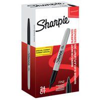 Kestomerkki musta Sharpie - Arvopaketti 20 + 4 ilmaiseksi