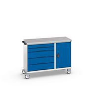 Työpajavaunu Verso linoleumilevy 1300x600x980mm - Bott