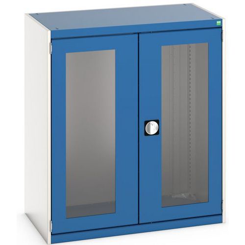 Kaappi Cubio läpinäkyvillä ovilla 1050x650x1200 mm – Bott
