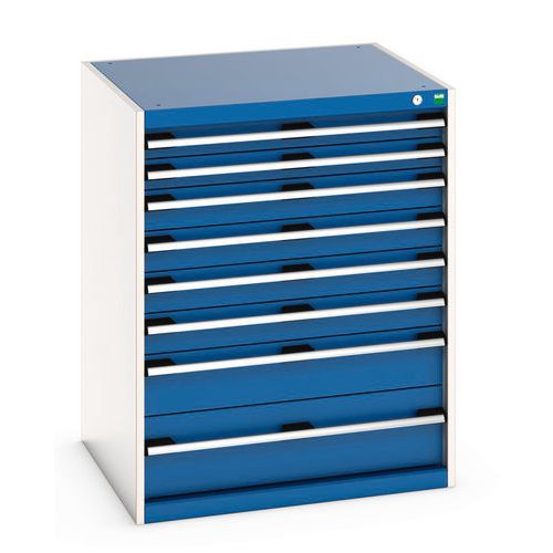 Kaappi 8 laatikolla raskaalle kuormalle 800x750x1000mm - Bott