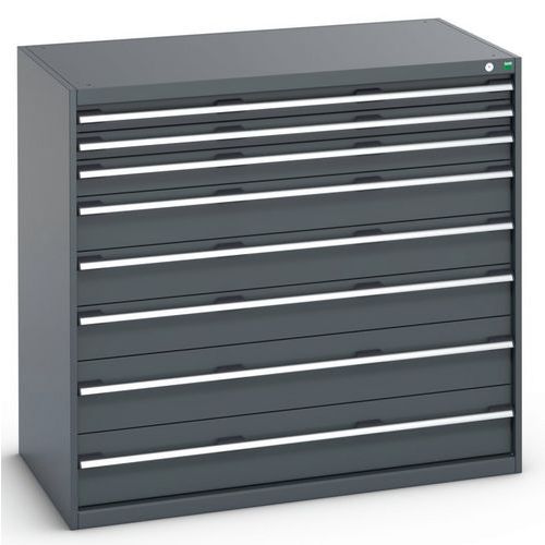 Kaappi 8 laatikolla raskaalle kuormalle H1200mm - Bott