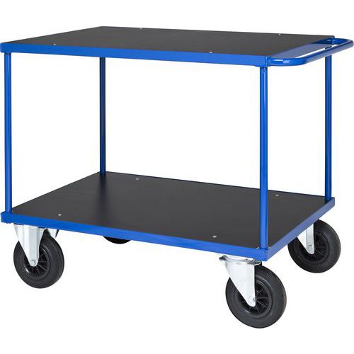 Pöytävaunu Rulle, 2 hyllyä, 500 kg - Manutan Expert