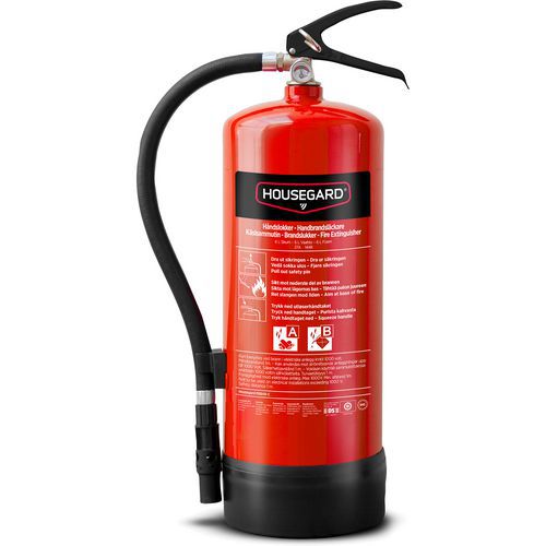 Vaahtosammutin, PFAS-vapaa, 6-9 L - Housegard