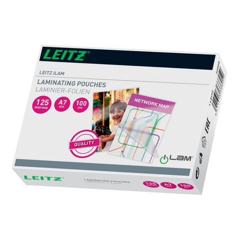 Laminaatti matalalämpö A7 125my, 100/pakkaus – Leitz