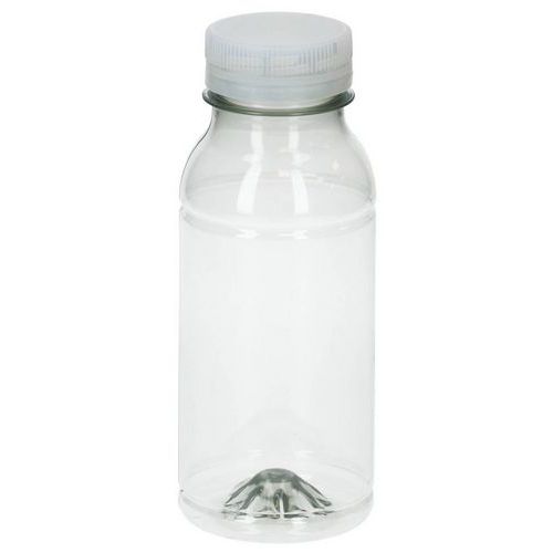 PET-pullo 250 ml – 1 l + oranssi korkki – Bunzl