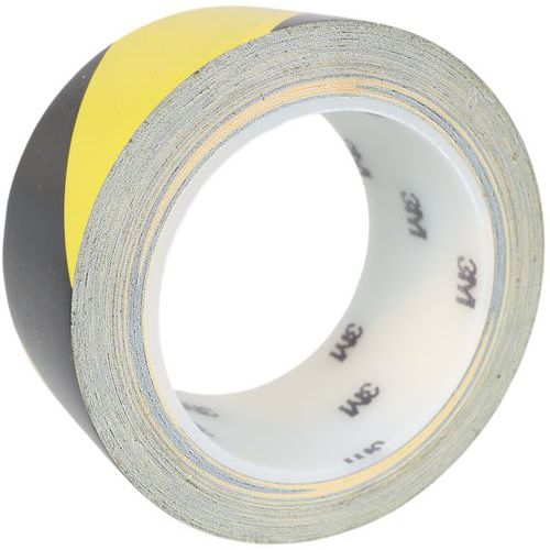 Varoitusteippi Keltainen/Musta 3M 5702