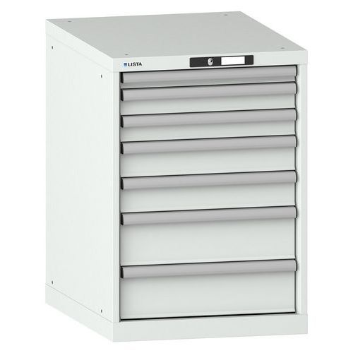 Työkalukaappi 27x36E, 564x725x800 mm, 7 laatikkoa - Lista