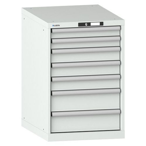 Työkalukaappi 27x36E, 564x725x850 mm, 7 laatikkoa - Lista