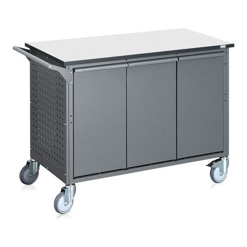 Täydellinen jätteiden lajittelukärry, 6 astiaa, 300 litraa - WFI