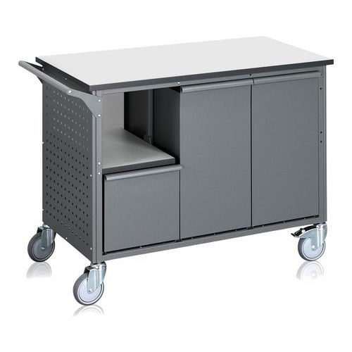 Täydellinen lajittelukärry, 6 astiaa, 240 litraa - WFI