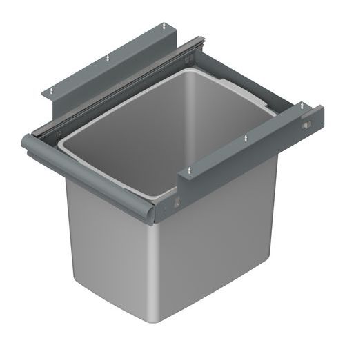 Ulosvedettävä jäteastia työpöytään, 25 litraa - WFI