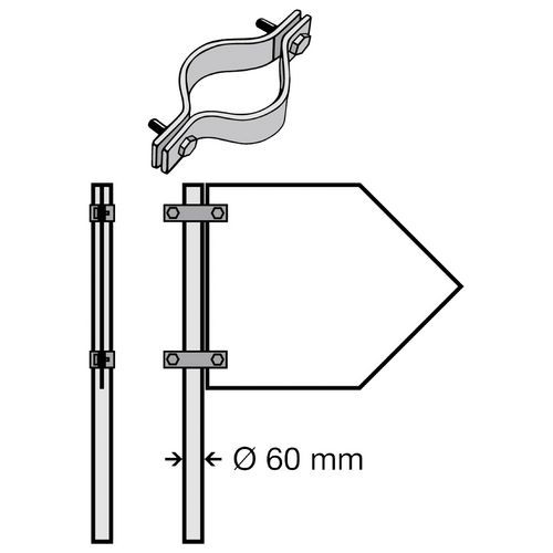 Nuolikilpikiinnike, kaksinkertainen - Systemtext