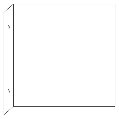 Kulmakiinnike lippukyltille - Systemtext