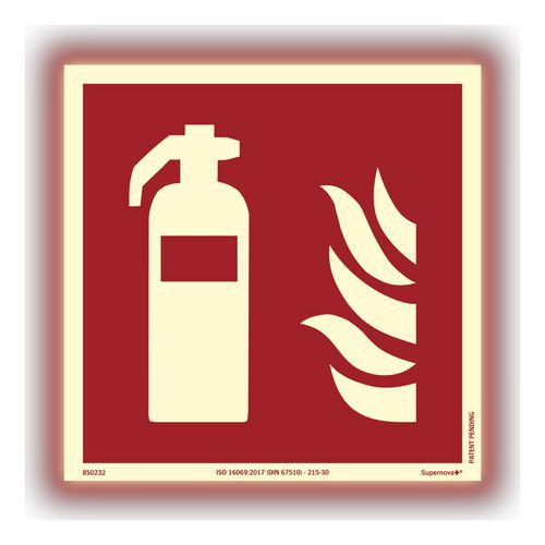 Kyltti Supernova+ Palosammutin - Systemtext