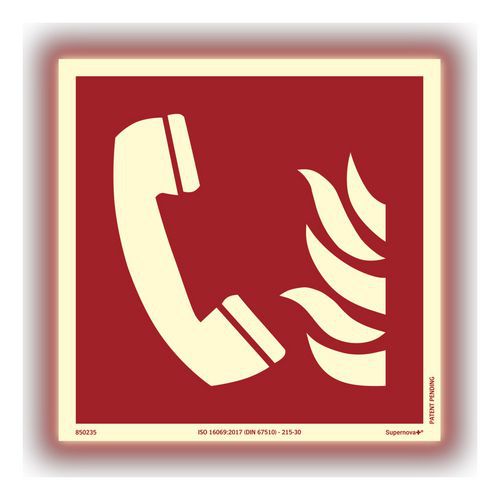 Kyltti Supernova+ Palohälytyspuhelin - Systemtext