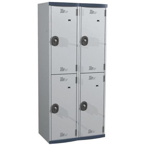 Seamline Optimum®-kaappi, 4 lokeroa - 2 osiota - Leveys: 400 mm - Jalustalla - Acial Seamline Optimum®-kaappi, 4 lokeroa - 2 osiota - Leveys: 400 mm - Jalustalla - Acial
