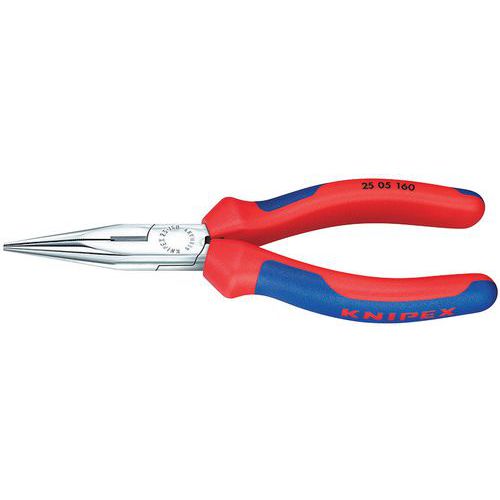 Pyöreäkärkiset pihdit Knipex kaksikomponenttinen kahva