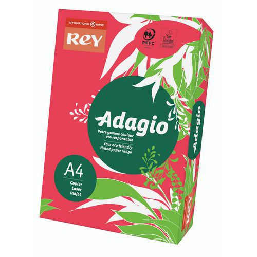 Adagio 500 arkin riisi - Värillinen - 80 gsm
