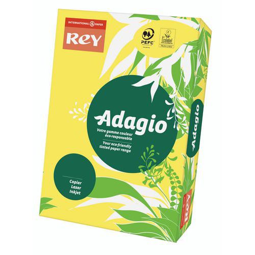 Adagio 500 arkin riisi - Värillinen - 80 gsm