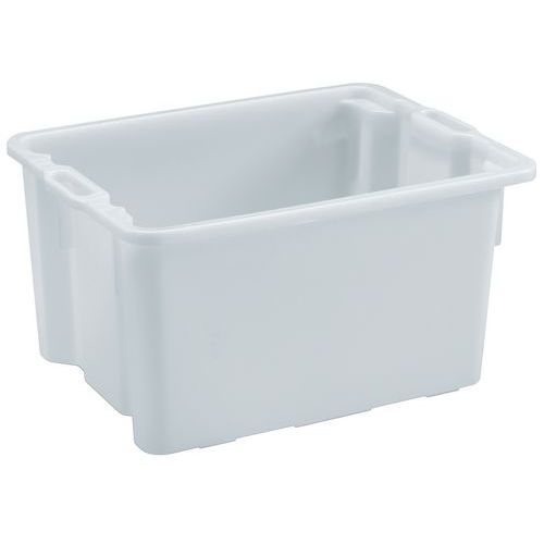 Muovilaatikko pinottava valkoinen - Mobil Plastic Muovilaatikko pinottava valkoinen - Mobil Plastic