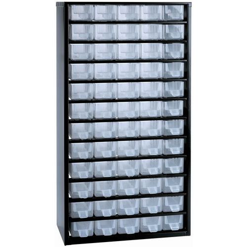 Laatikkokaappi metalli 56 cm - Viso