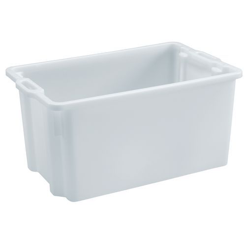 Muovilaatikko pinottava valkoinen - Mobil Plastic Muovilaatikko pinottava valkoinen - Mobil Plastic