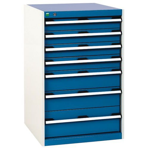 Kaappi Cubio rei'itetyllä ovella 650x650x1600 mm – Bott