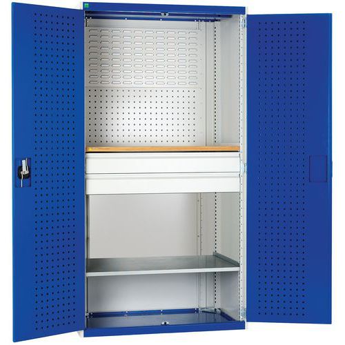Kaappi Cubio med rei'itetyt ovet 1050x650x2000mm - Bott