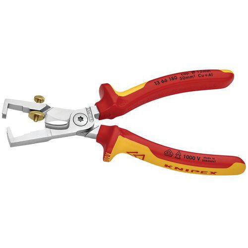 Kuorintapihdit kaapelipidikkeellä - Knipex