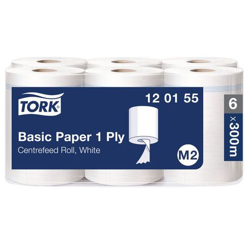 Tork Universal ‑paperi – valkoinen – 300 m x 20 cm