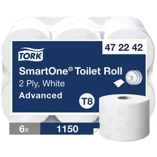 Tork Advanced SmartOne -WC-paperi - Rulla - T8